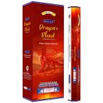 Dragon's Blood Incense Sticks, Satya Hex Pack - 6 Boxes x 20 Sticks